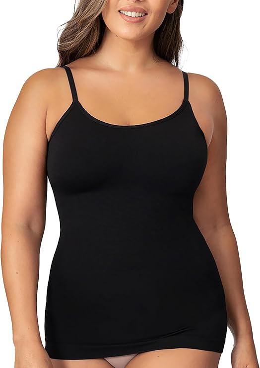 SHAPERMINT Scoop Neck Smoothing Cami, Shapewear Tank Top for Women