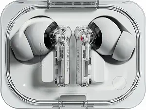 Nothing Ear (a) Wireless Earbuds, 45dB Hybrid Noise Cancelling Earbuds, Hi-Res Audio, Advanced Equaliser, Dual Connect, 6 Mics, 42.5H Playtime Ear Buds Wireless Bluetooth, White
