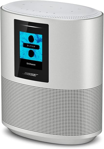 Bose Home Speaker 500: Smart Bluetooth Speaker with Alexa Voice Control Built-in, Silver