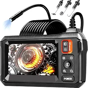 Sanyipace Inspection Camera with 512Hz Transmitter, Self-Leveling,7MM/66FT