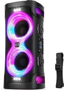 Party Bluetooth Speaker, 300W Peak Powerful Loud Stereo Sound Deep Bass