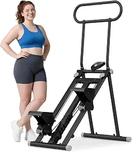 Home Gym, Stair Climber Workout Machine with Upgraded 6-Level Adjustable Resistance