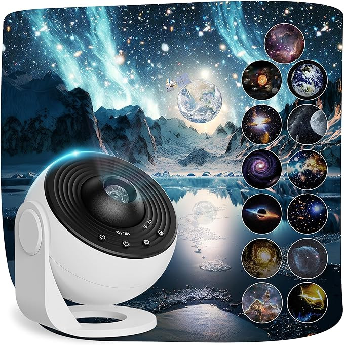 Galaxy Projector Night Light, 13-in-1 Star Projector