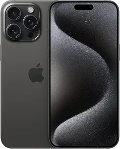 Apple iPhone 15 Pro Max, 256GB, Black Titanium - Unlocked